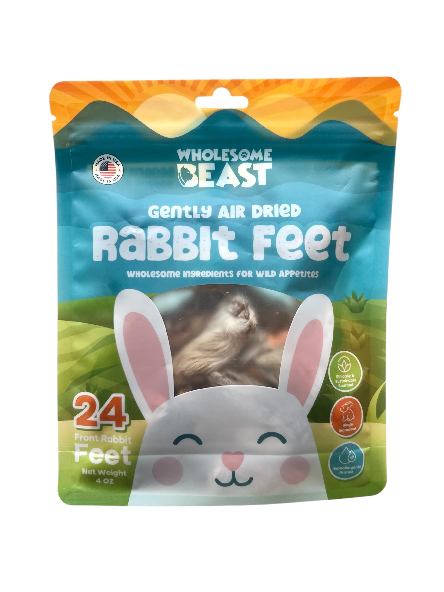 Air Dried Rabbit Front Feet